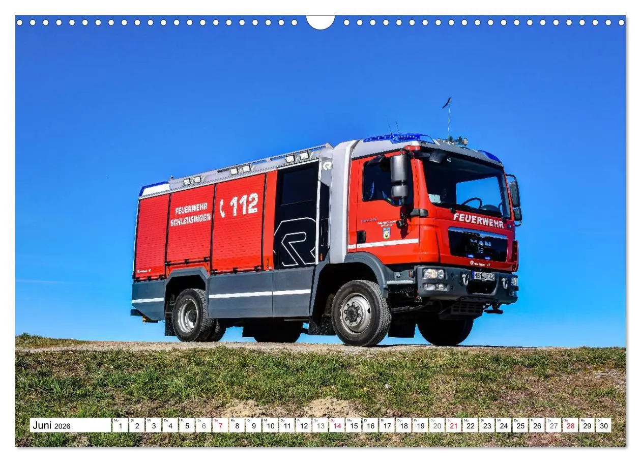 Bild: 9783457839751 | Feuerwehrfahrzeuge (Wandkalender 2026 DIN A3 quer), CALVENDO...