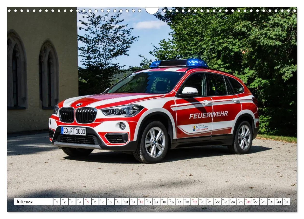 Bild: 9783457839751 | Feuerwehrfahrzeuge (Wandkalender 2026 DIN A3 quer), CALVENDO...