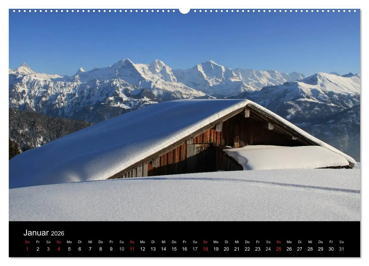 Bild: 9783516169751 | Berner Oberland (Wandkalender 2026 DIN A2 quer), CALVENDO...