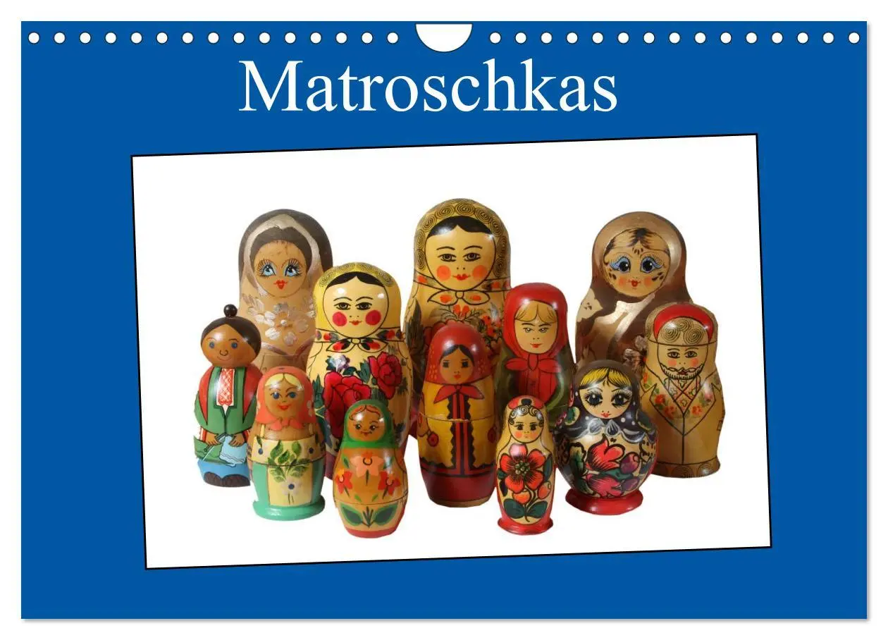 Cover: 9783516239751 | Matroschkas (Wandkalender 2026 DIN A4 quer), CALVENDO Monatskalender
