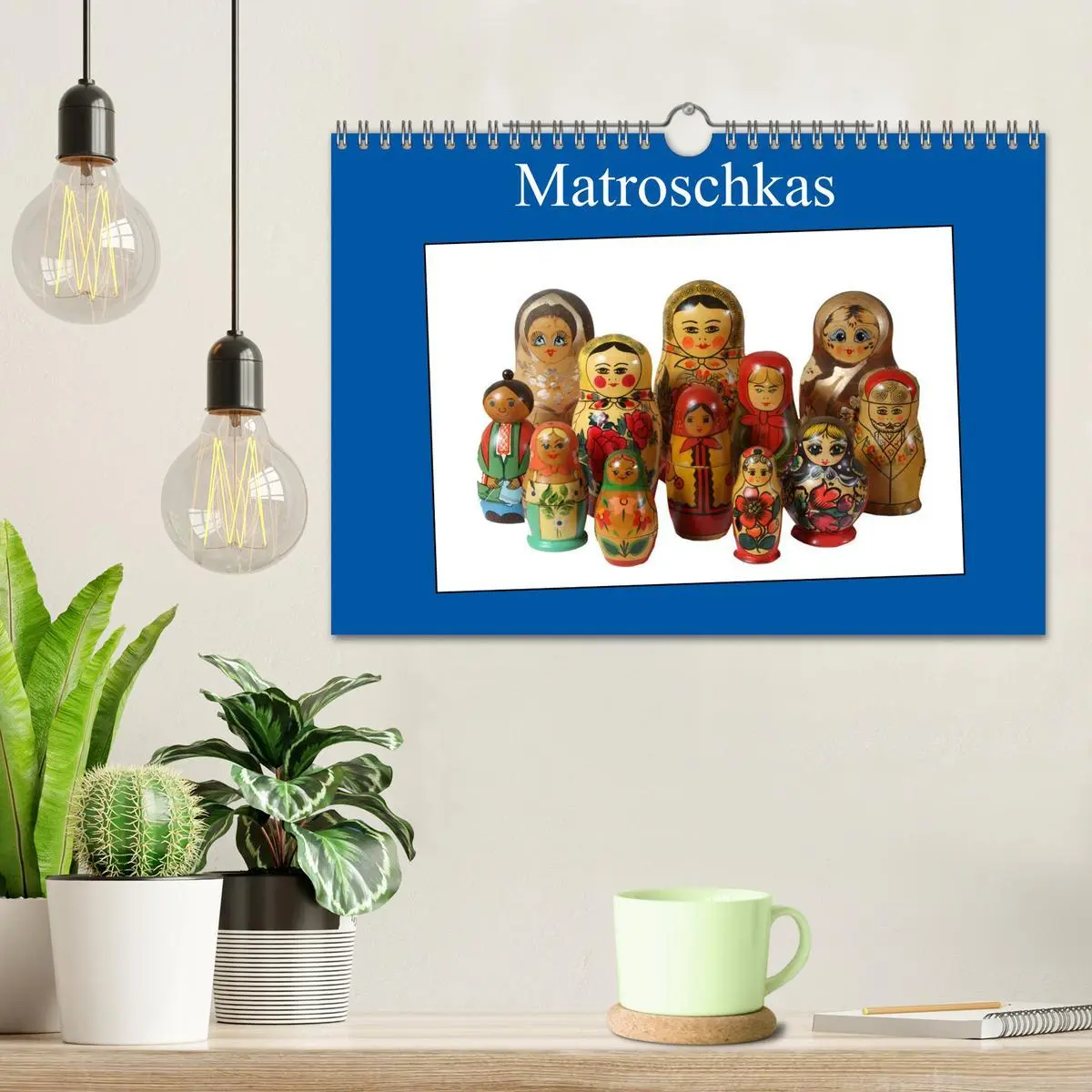 Bild: 9783516239751 | Matroschkas (Wandkalender 2026 DIN A4 quer), CALVENDO Monatskalender