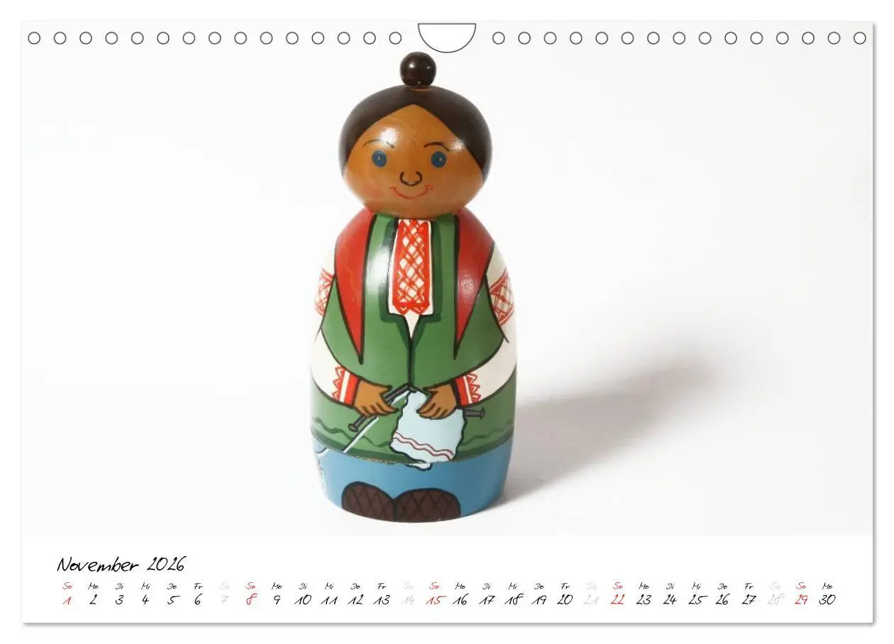 Bild: 9783516239751 | Matroschkas (Wandkalender 2026 DIN A4 quer), CALVENDO Monatskalender