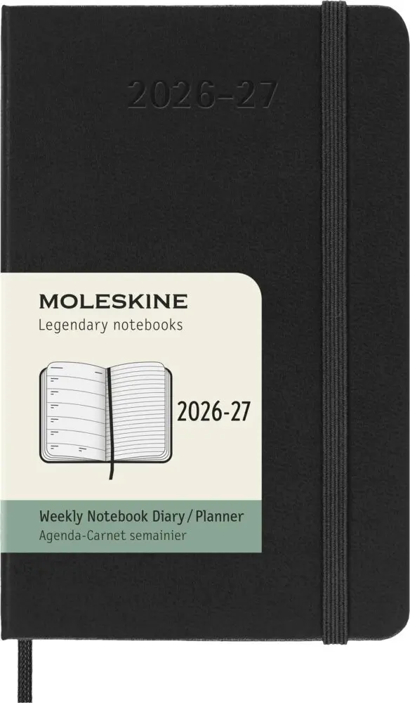 Cover: 8056999279851 | Moleskine 18 Monate Wochen Notizkalender 2026/2027, P/A6, 1 Wo = 1...