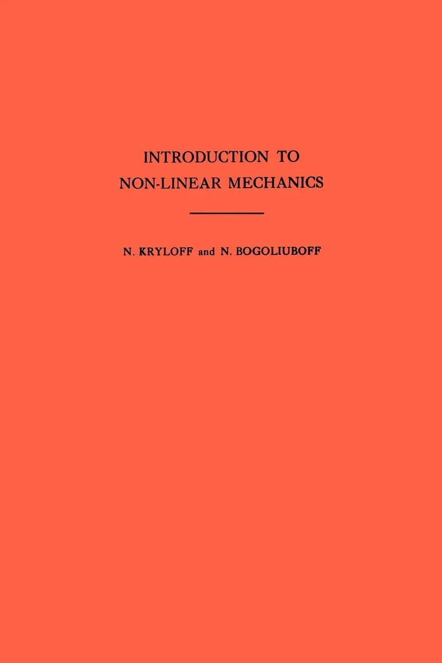 Cover: 9780691079851 | Introduction to Non-Linear Mechanics | Krylov (u. a.) | Taschenbuch