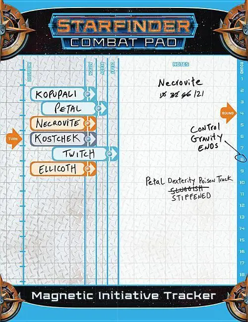 Cover: 9781601259851 | Starfinder Combat Pad | Paizo Publishing | Starfinder | Brettspiel