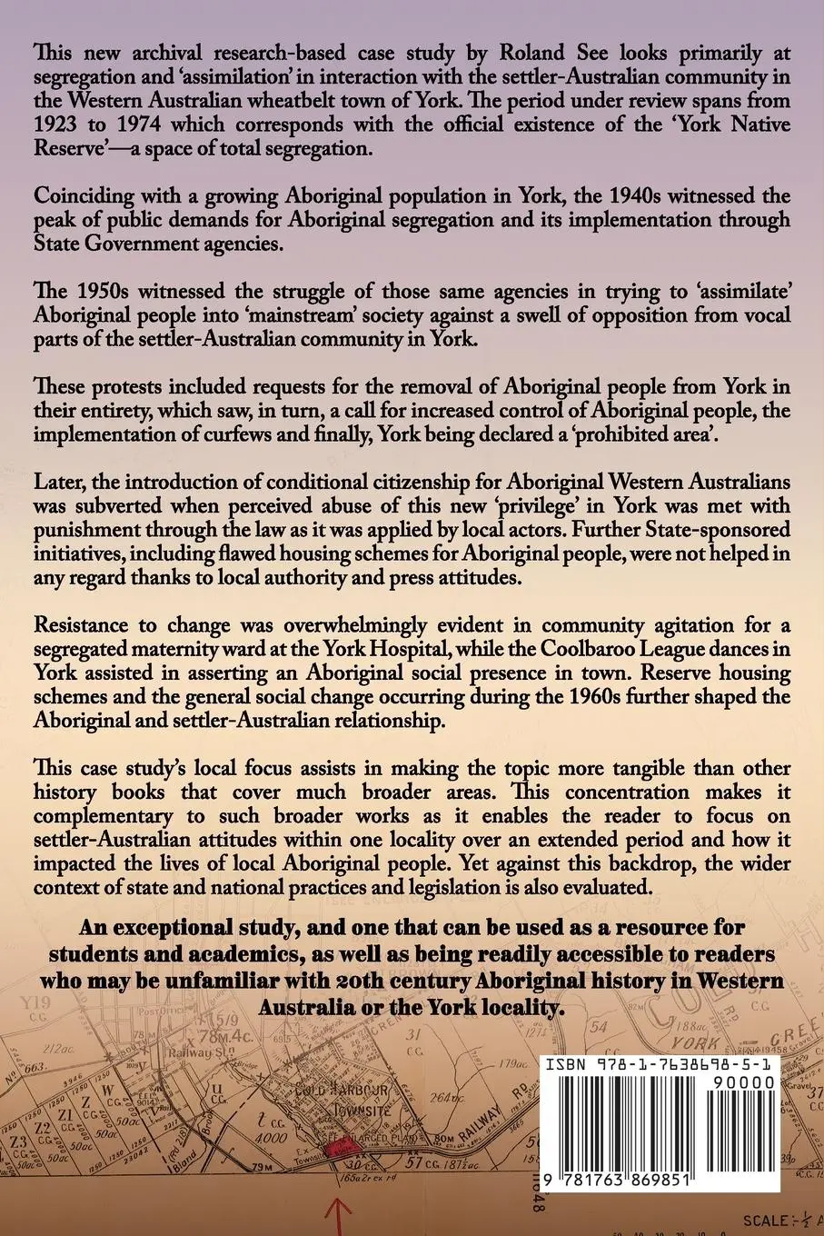 Rückseite: 9781763869851 | Segregation and Assimilation in York, Western Australia | Roland See
