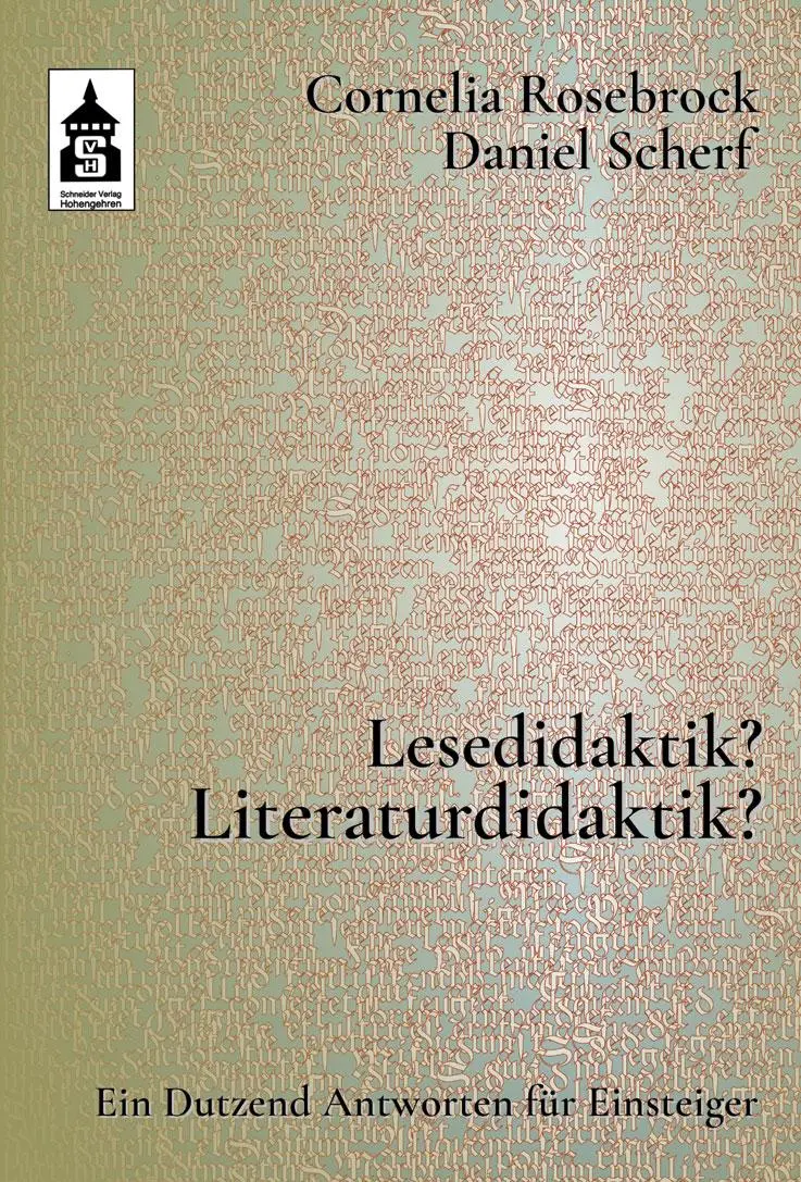 Cover: 9783834019851 | Lesedidaktik? Literaturdidaktik? | Cornelia Rosebrock (u. a.) | Buch