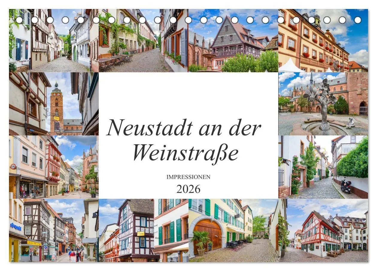 Cover: 9783457749951 | Neustadt an der Weinstraße Impressionen (Tischkalender 2026 DIN A5...