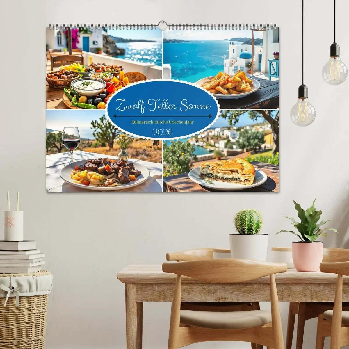 Bild: 9783457989951 | Zwölf Teller Sonne - Kulinarisch durchs Griechenjahr (Wandkalender...