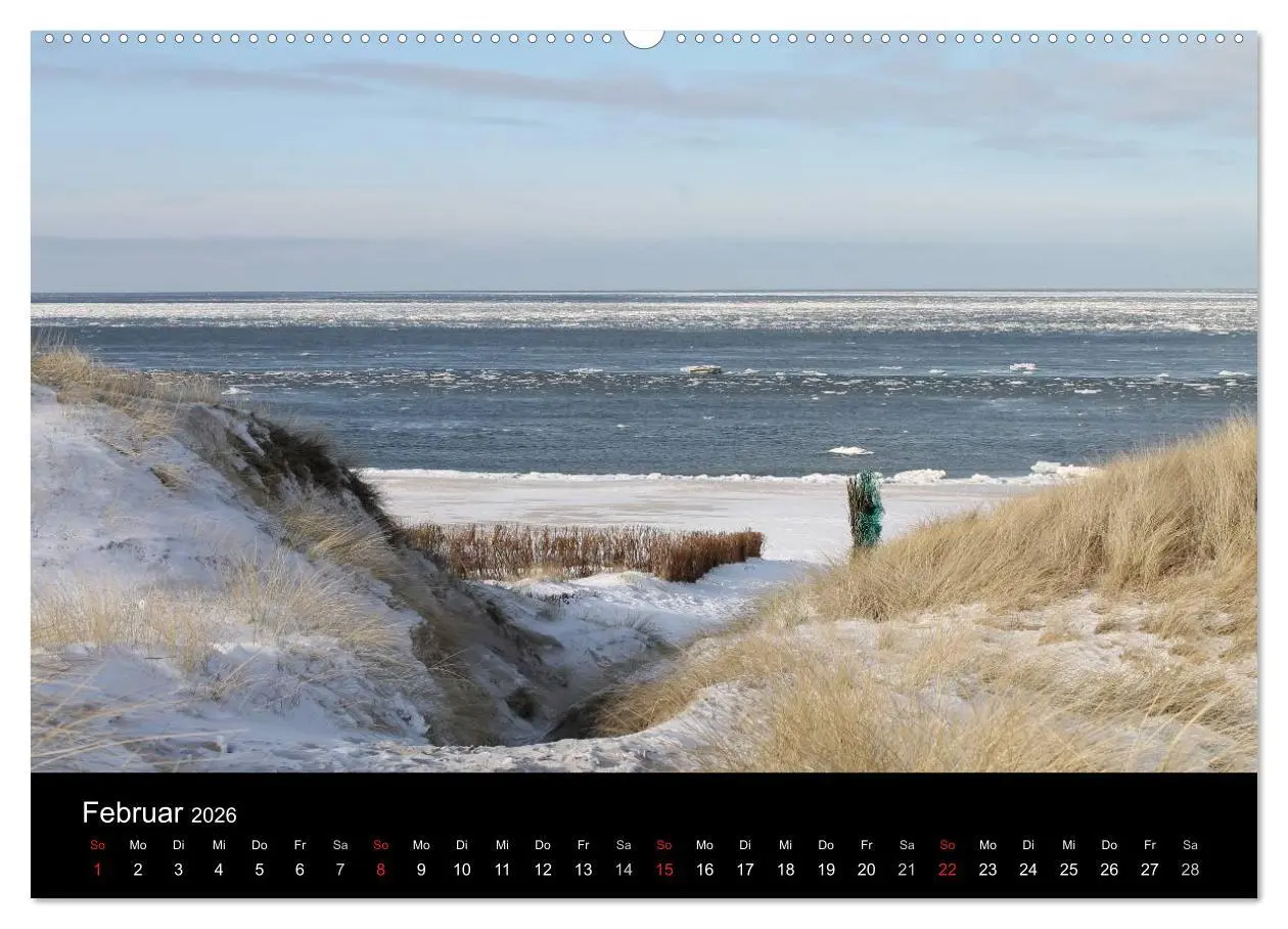Bild: 9783516149951 | Sylt 2026 (hochwertiger Premium Wandkalender 2026 DIN A2 quer),...