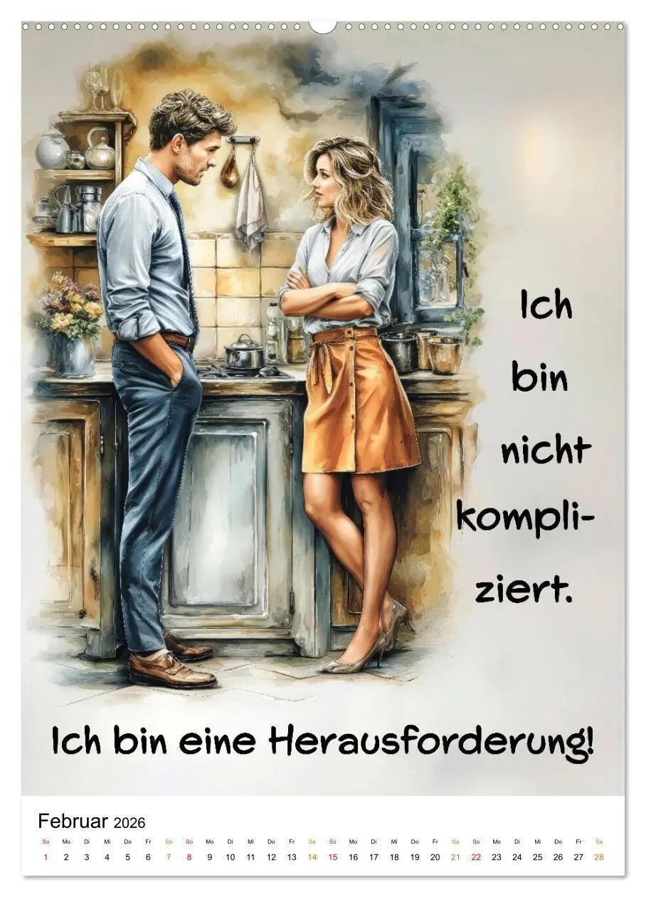 Bild: 9783516699951 | Liebling, mal ehrlich ..... (Wandkalender 2026 DIN A2 hoch),...