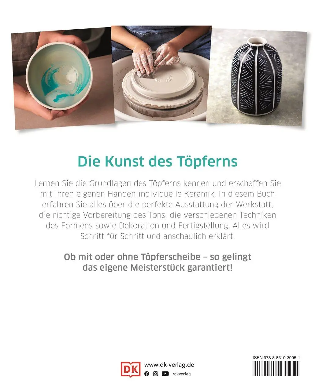 Rückseite: 9783831039951 | Töpfern wie ein Profi | DK Verlag | Buch | 256 S. | Deutsch | 2020