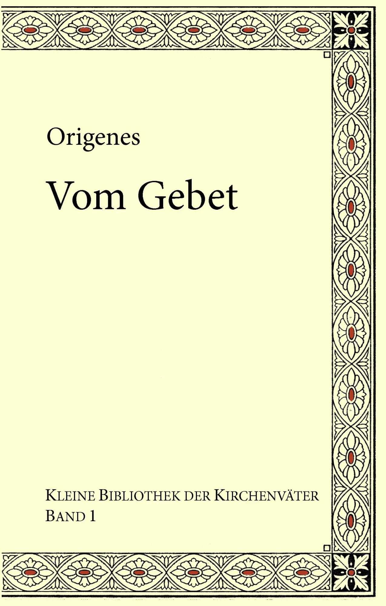 Cover: 9783837079951 | Origenes: Vom Gebet | Paul Koetschau | Buch | 123 S. | Deutsch | 2010