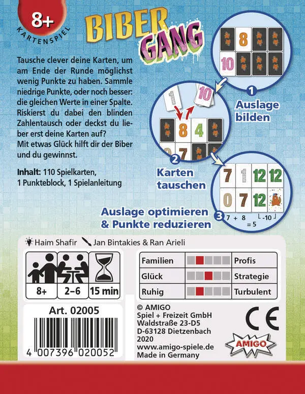 Bild: 4007396020052 | Biber-Gang (Spielkarten) | Haim Shafir | Spiel | 02005 | Deutsch