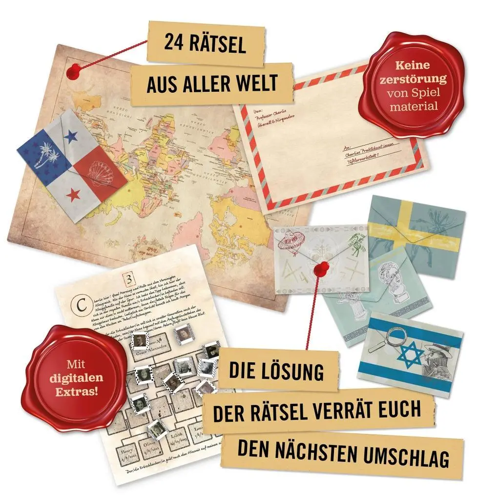 Bild: 4260686490052 | Hidden Games: Rätsel Adventskalender Professor Charlies Reise um...