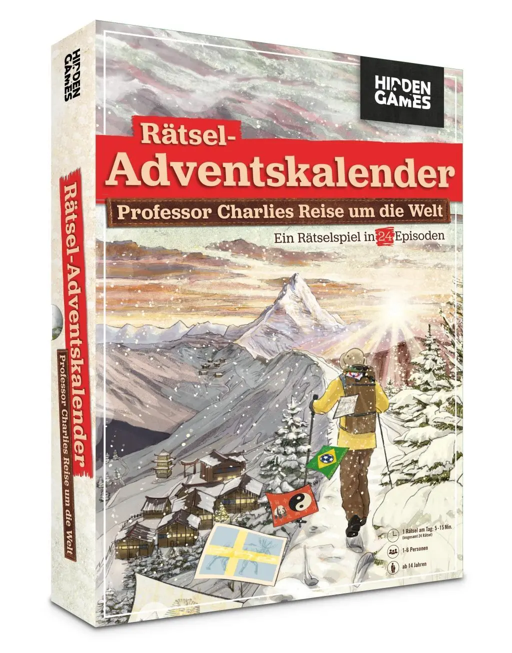 Bild: 4260686490052 | Hidden Games: Rätsel Adventskalender Professor Charlies Reise um...