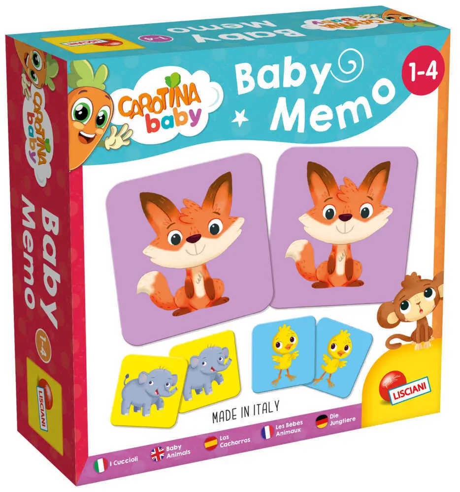 Bild: 8008324080052 | CAROTINA BABY MEMO Puppen | Spiel | Kartonschachtel | 80052 | Deutsch