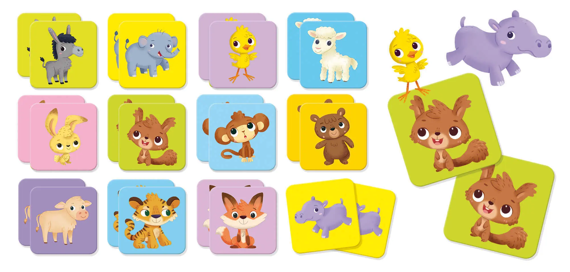 Bild: 8008324080052 | CAROTINA BABY MEMO Puppen | Spiel | Kartonschachtel | 80052 | Deutsch