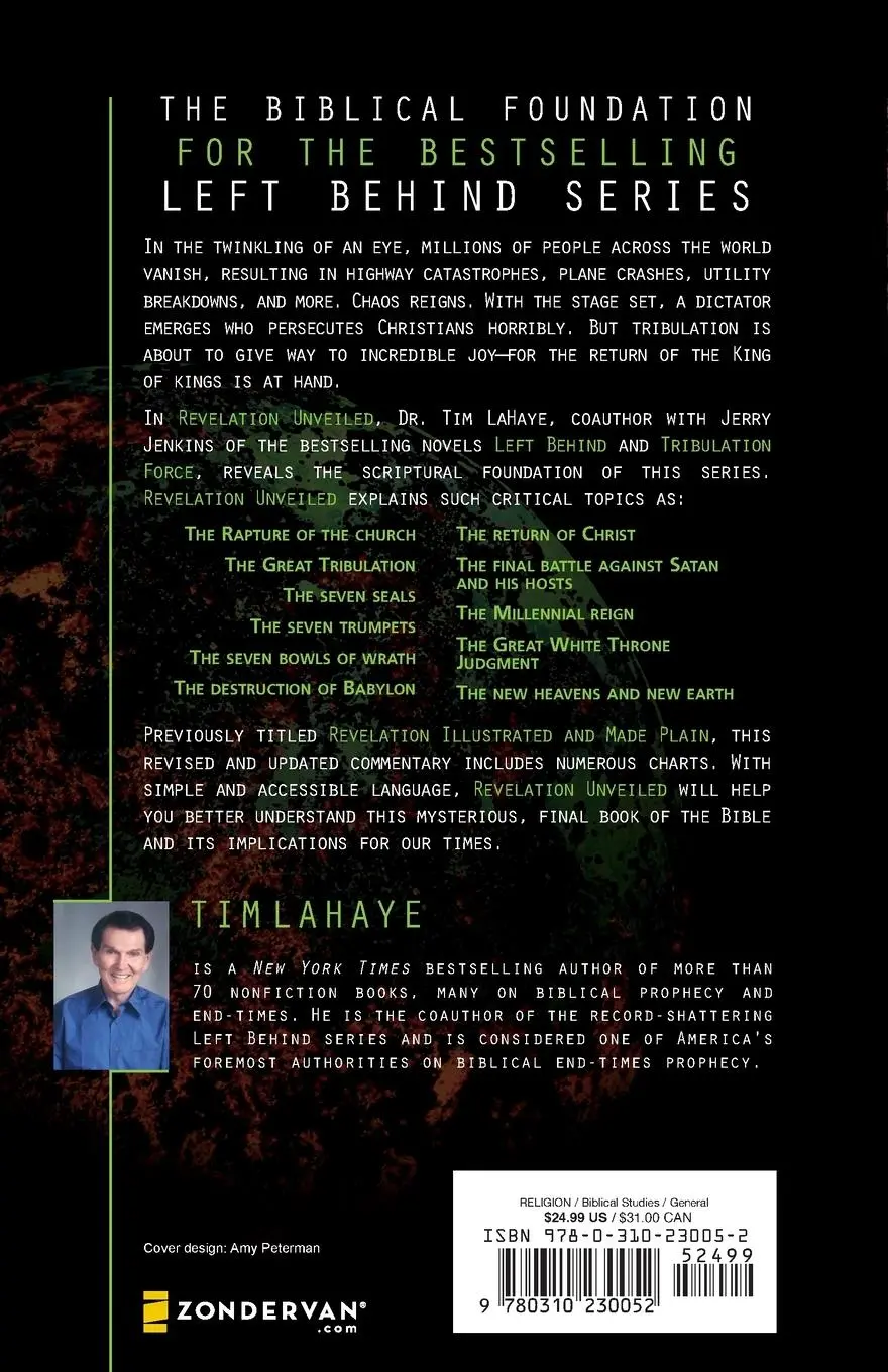 Rückseite: 9780310230052 | The Revelation Unveiled (Revised and Updated) | Tim Lahaye | Buch