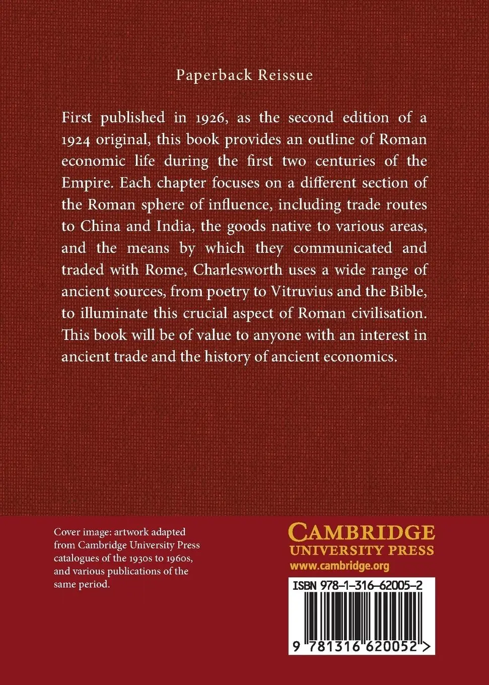 Rückseite: 9781316620052 | Trade-Routes and Commerce of the Roman Empire | M. P. Charlesworth