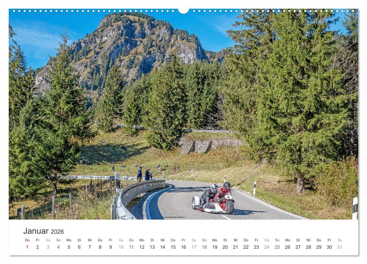 Bild: 9783457550052 | Motorradgespanne am Jochpass (Wandkalender 2026 DIN A2 quer),...