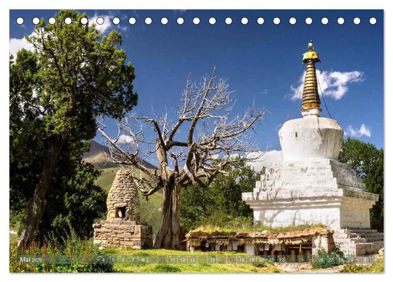 Bild: 9783457860052 | Stupas - Buddhistische Sakralbauten 2026 (Tischkalender 2026 DIN A5...