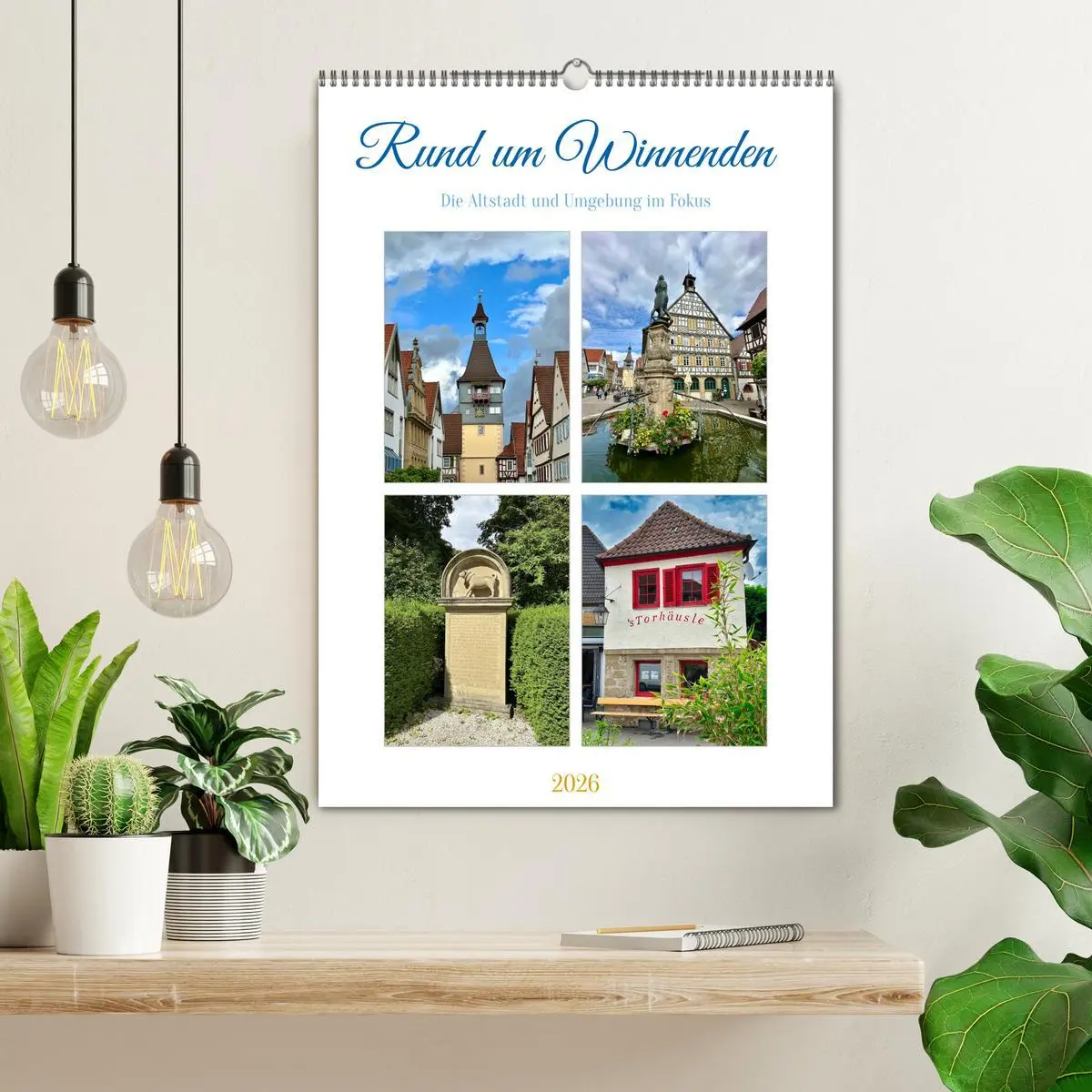 Bild: 9783516260052 | Rund um Winnenden (Wandkalender 2026 DIN A2 hoch), CALVENDO...