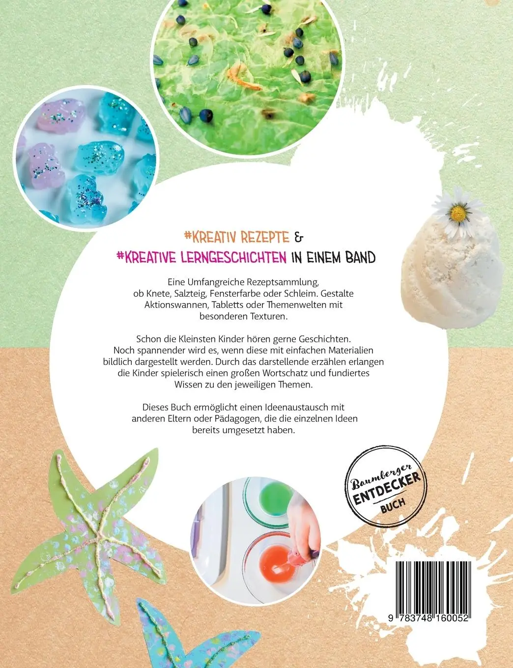 Rückseite: 9783748160052 | #Kreativ Rezepte &amp; #Kreative LernGeschichten | in einem Band | Djogo
