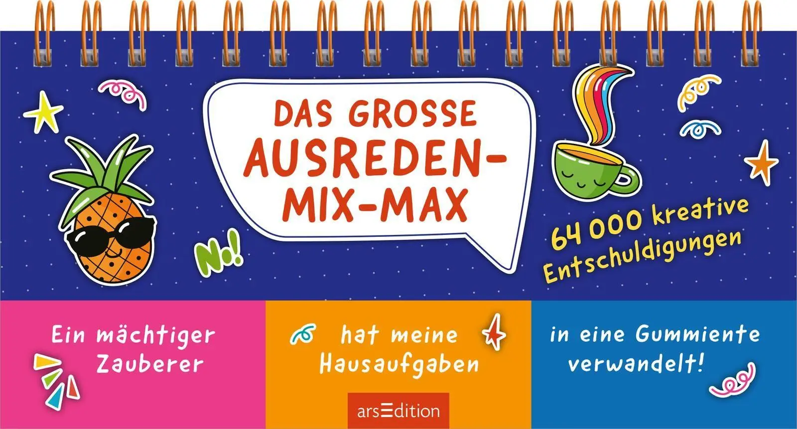Cover: 9783845870052 | Das große Ausreden-Mix-Max | 64 000 kreative Entschuldigungen | Buch