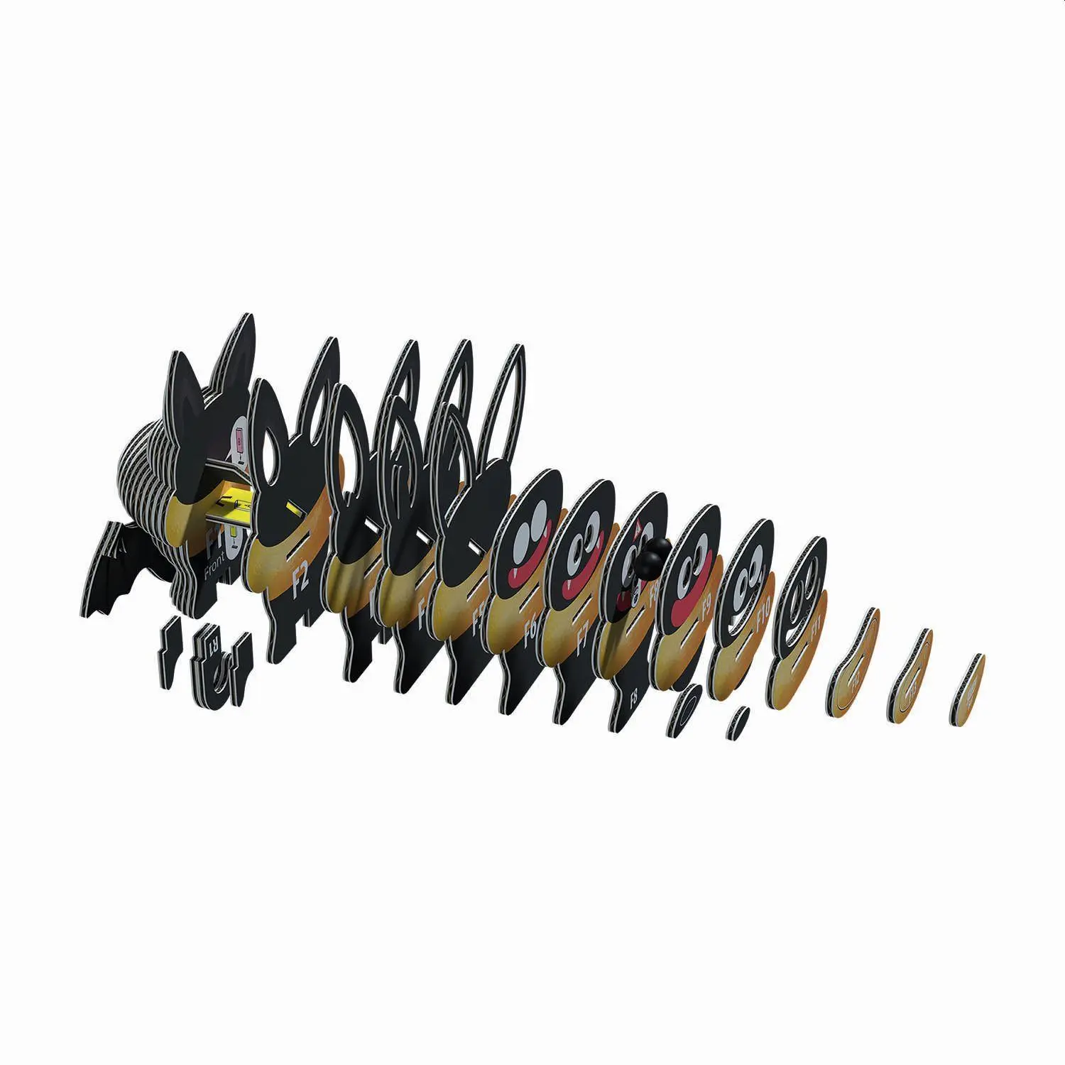 Bild: 9421036940152 | EUGY - 3D Bastelset Fledermaus | Eugy | Kit (Bastelset) | 650093