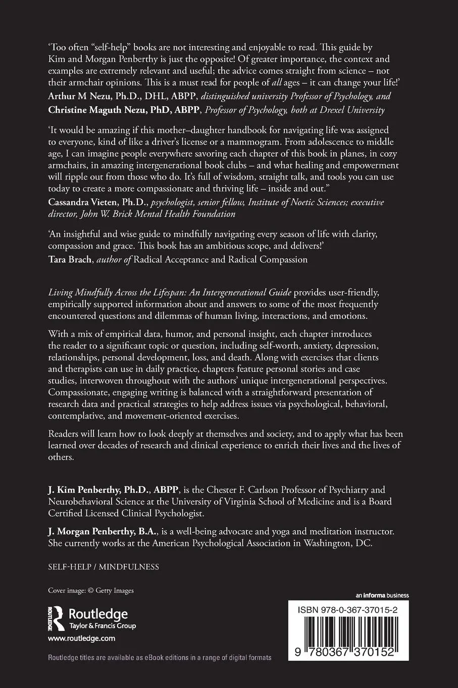 Rückseite: 9780367370152 | Living Mindfully Across the Lifespan | An Intergenerational Guide