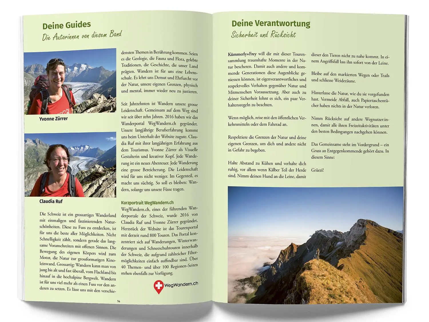 Bild: 9783259300152 | Kümmerly+Frey Raus und Wandern Panoramawege - Wanderführer | Buch