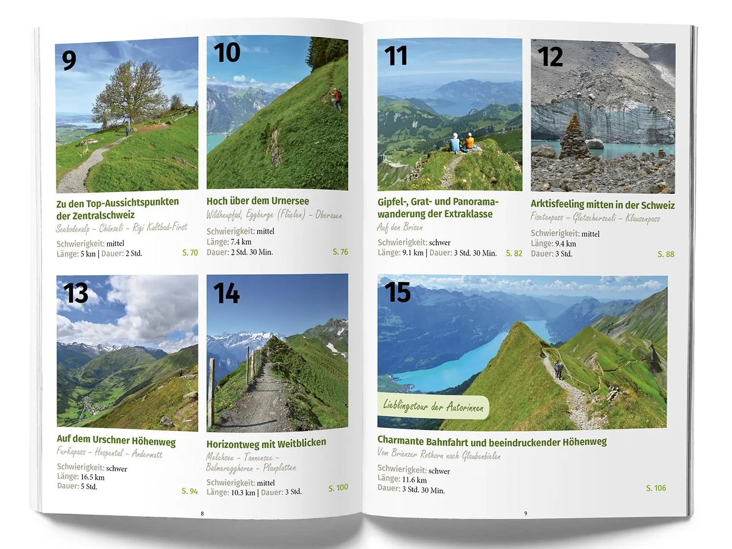 Bild: 9783259300152 | Kümmerly+Frey Raus und Wandern Panoramawege - Wanderführer | Buch