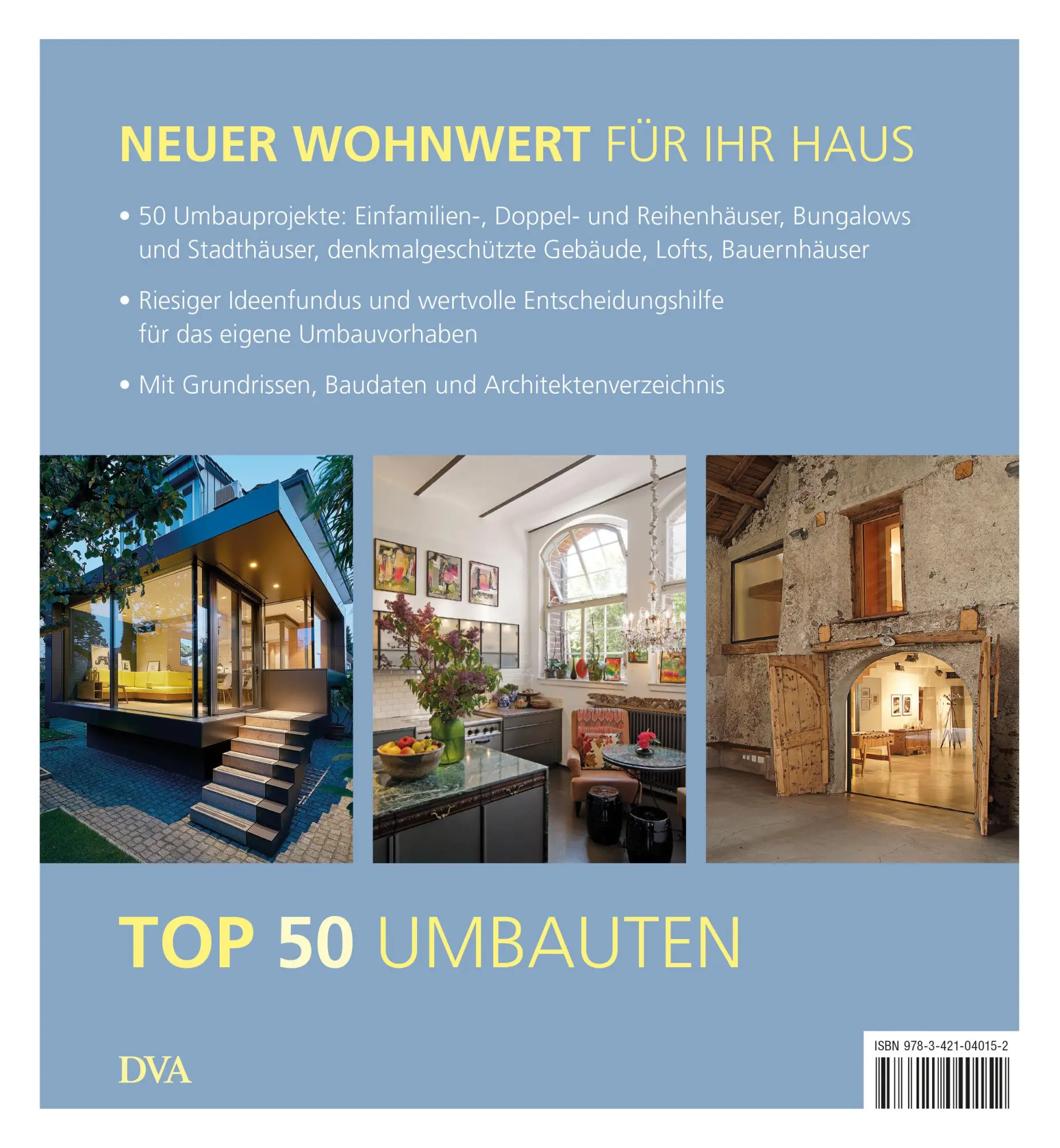 Bild: 9783421040152 | TOP 50 Umbauten - Sanieren, modernisieren, erweitern | Thomas Drexel
