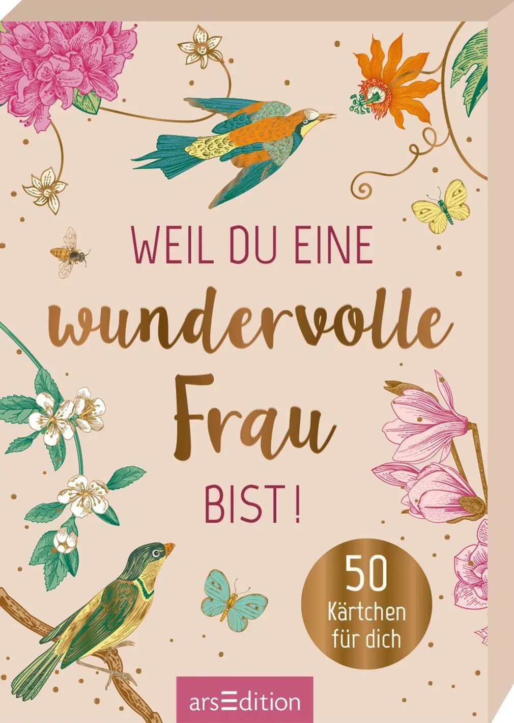 Cover: 9783845860152 | Weil du eine wundervolle Frau bist! | 50 Kärtchen für dich | Buch