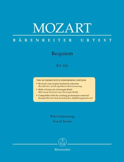 Cover: 9790006450152 | Requiem d-Moll KV 626, Klavierauszug | Wolfgang Amadeus Mozart | Buch