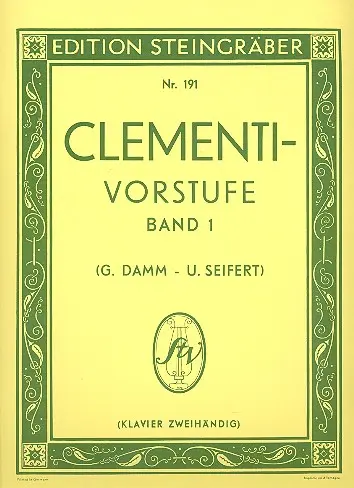 Cover: 9790500150152 | Vorstufe Band 1 | Aldo Clementi | Buch | Steingraber Verlag