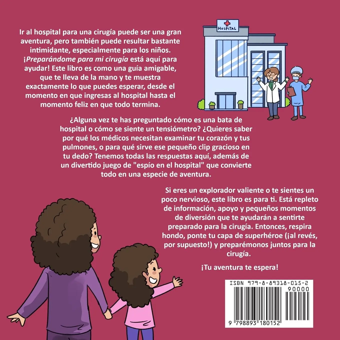 Rückseite: 9798893180152 | Preparándome para Mi Cirugía | Fei Zheng-Ward | Taschenbuch | Spanisch