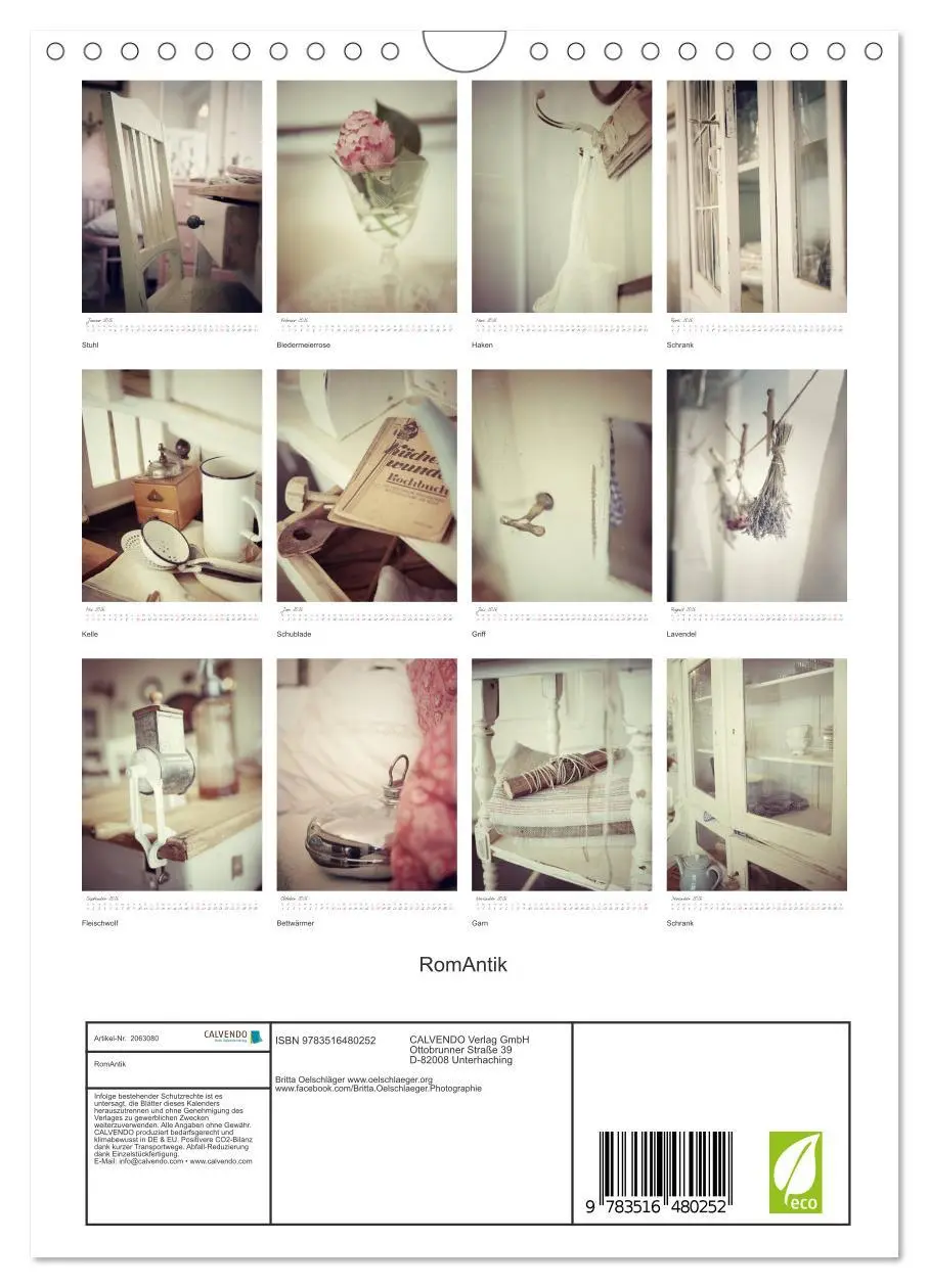 Bild: 9783516480252 | RomAntik (Wandkalender 2026 DIN A4 hoch), CALVENDO Monatskalender