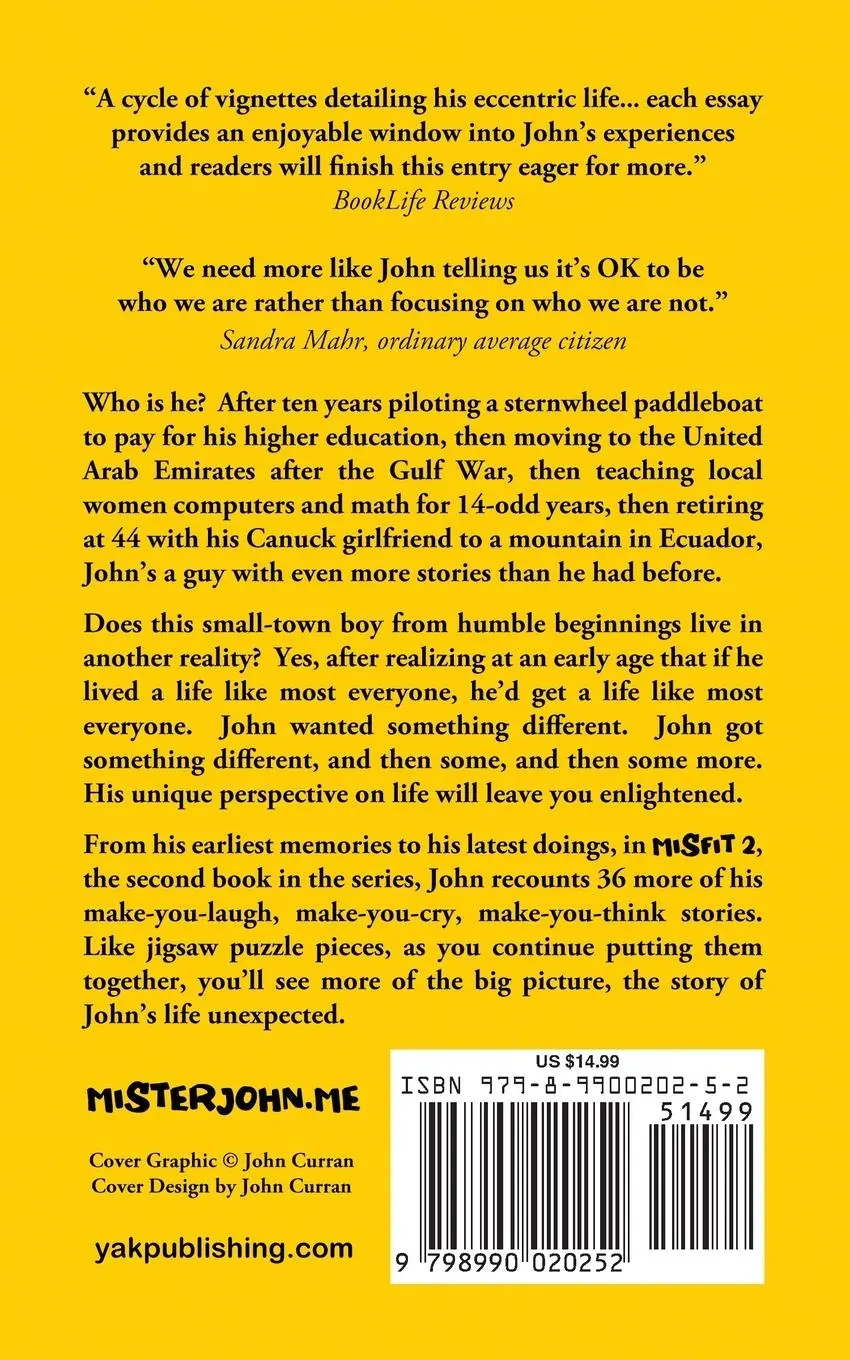 Rückseite: 9798990020252 | MISFIT 2 | Mister John | Taschenbuch | Englisch | 2024