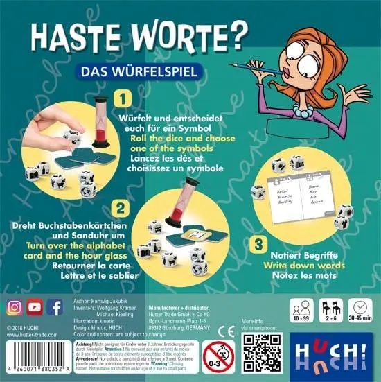 Bild: 4260071880352 | Haste Worte Würfelspiel | Hartwig Jakubik | Spiel | 880352 | Deutsch