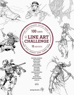 Cover: 9781624650352 | The Line Art Challenge | 100 Sketches for 100 Days | Eric Ng | Buch