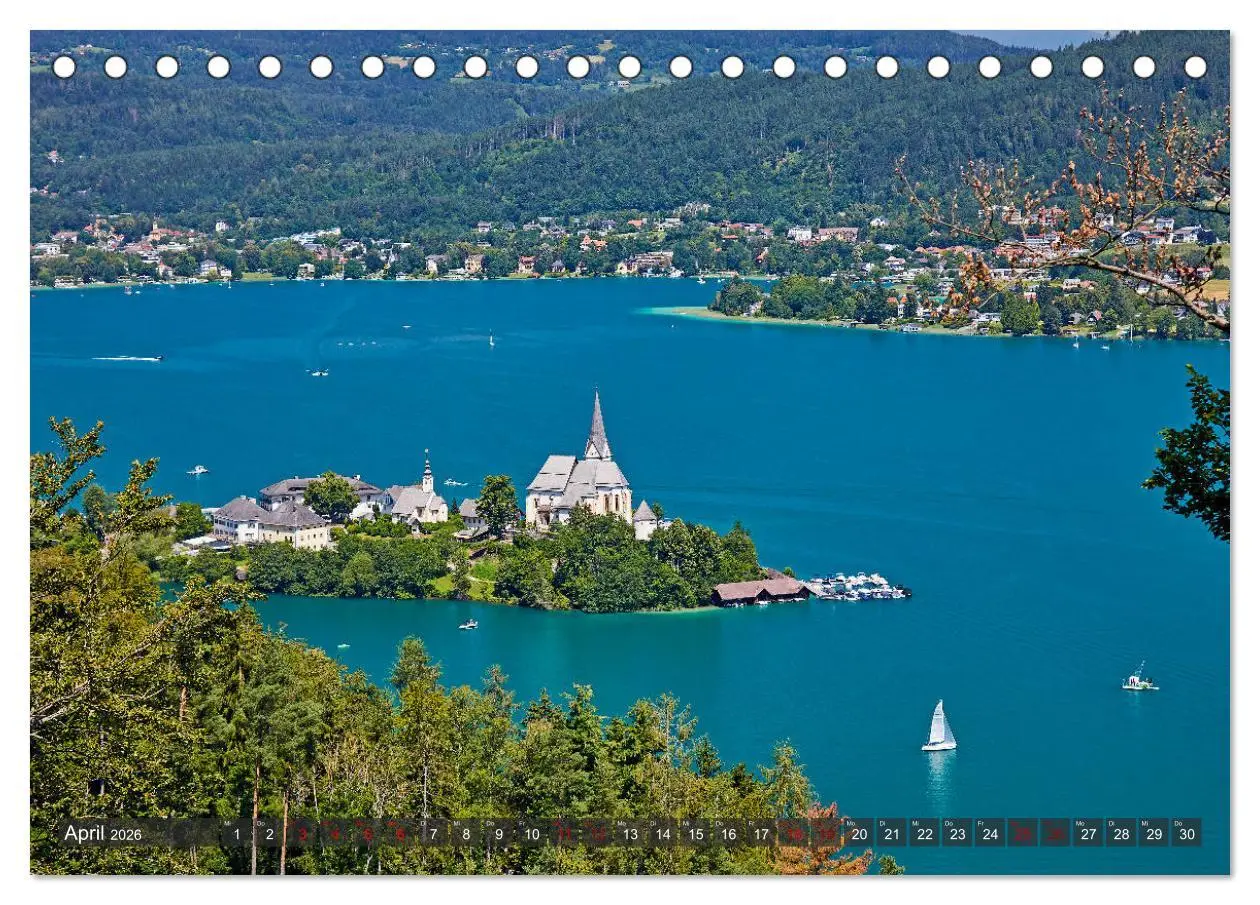 Bild: 9783457830352 | Der Wörthersee - Österreichs Riviera (Tischkalender 2026 DIN A5...