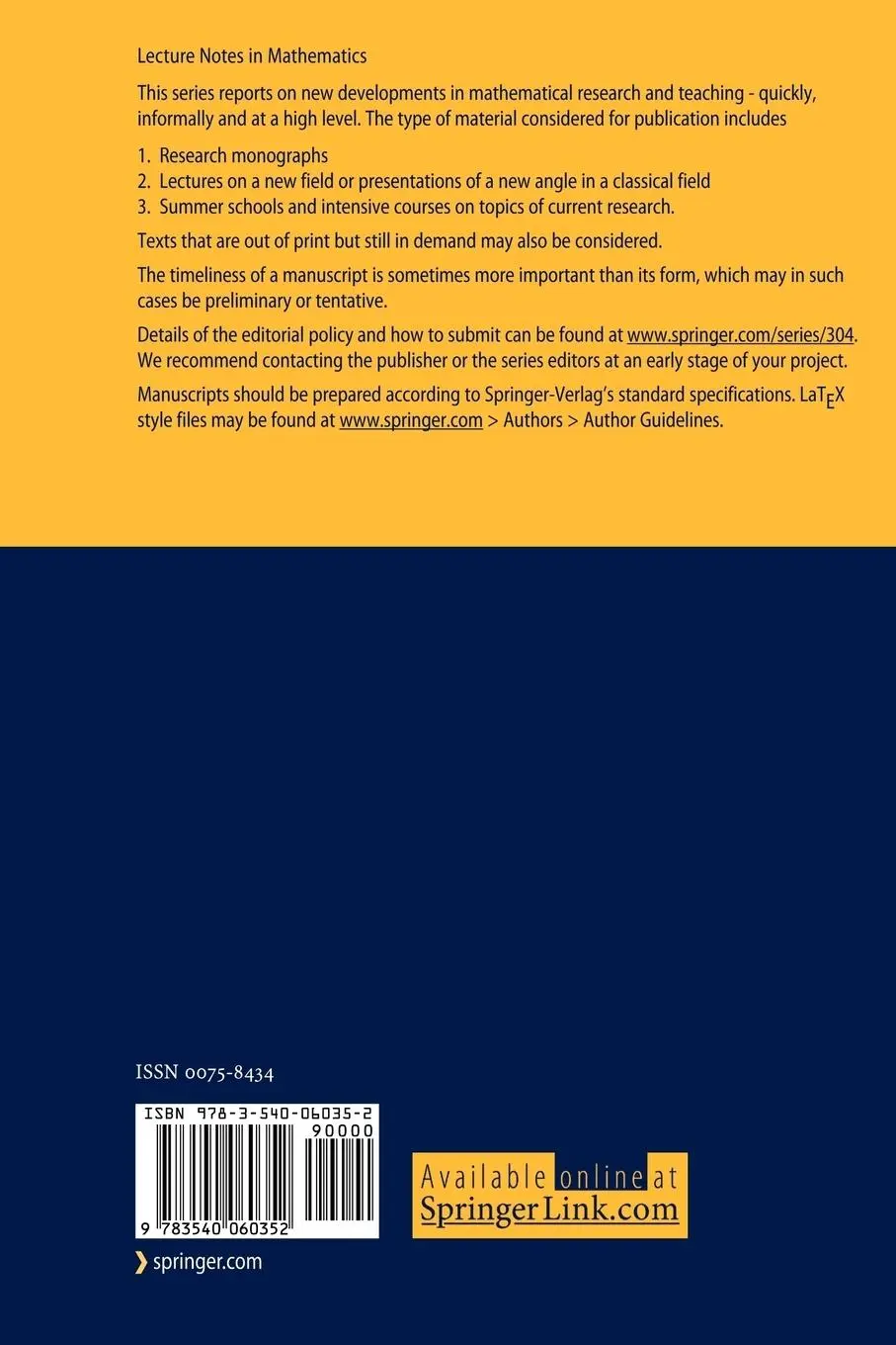Rückseite: 9783540060352 | Combinatorics | Room Squares, Sum-Free Sets, Hadamard Matrices | Buch