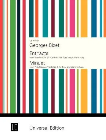 Cover: 9783702420352 | Entr'acte | Flöte und Klavier (Harfe). | Georges Bizet | Taschenbuch