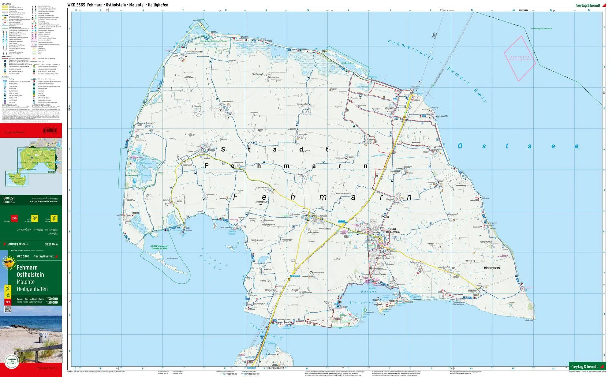 Bild: 9783707920352 | freytag &amp; berndt Wanderkarte WKD 5365 Fehmarn - Ostholstein,...