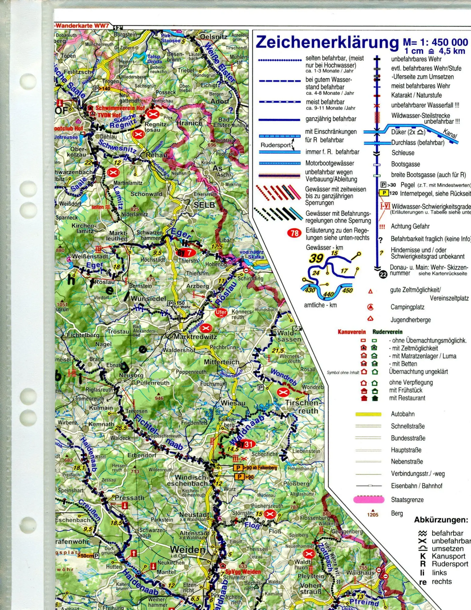 Bild: 9783929540352 | Wassersport-Wanderkarte 04. Deutschland-Südost mit Altmühl, Naab...