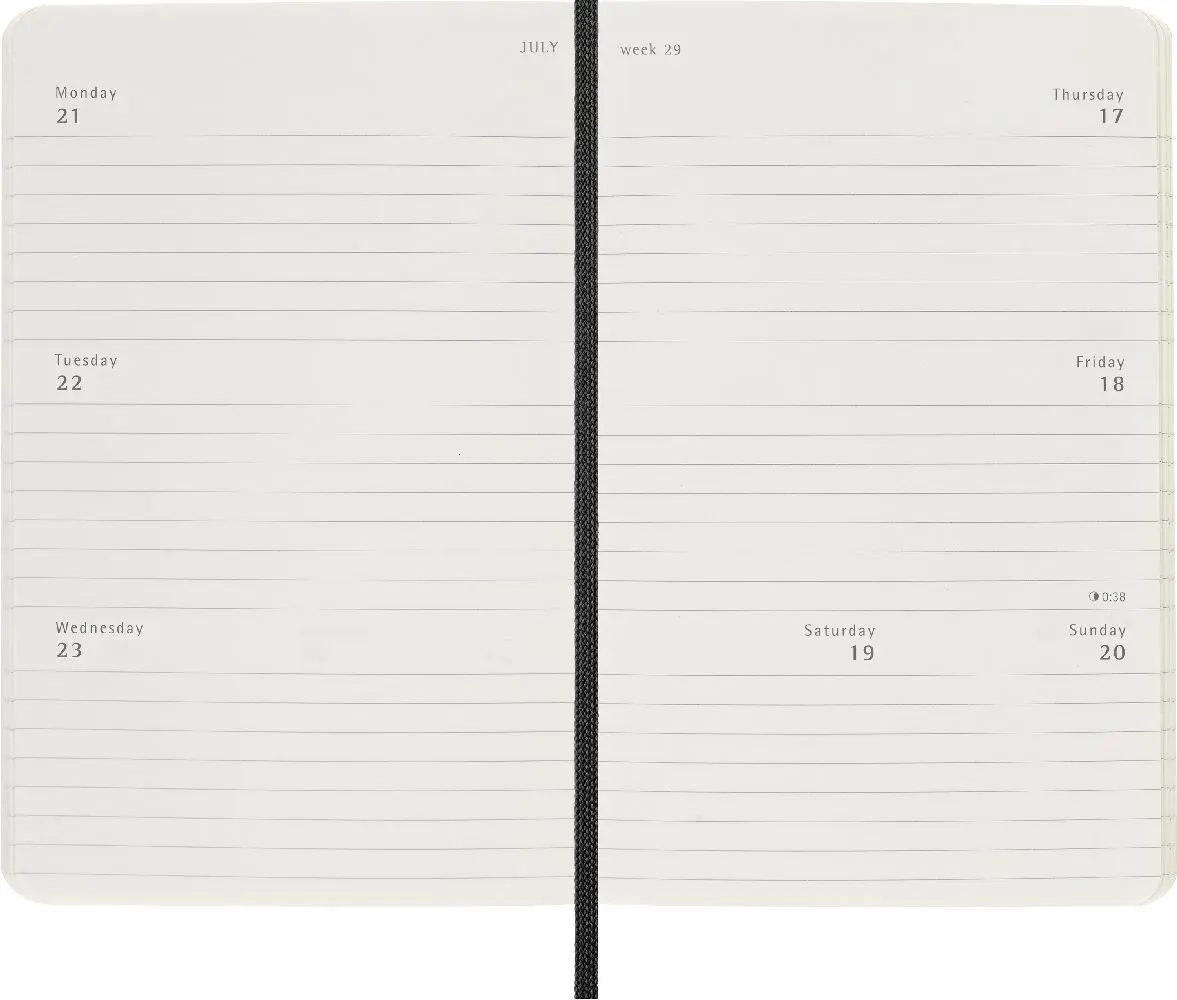 Bild: 8056999270452 | Moleskine 12 Monate Monats Notizkalender 2025, Pocket/A6 | Buch | 2025