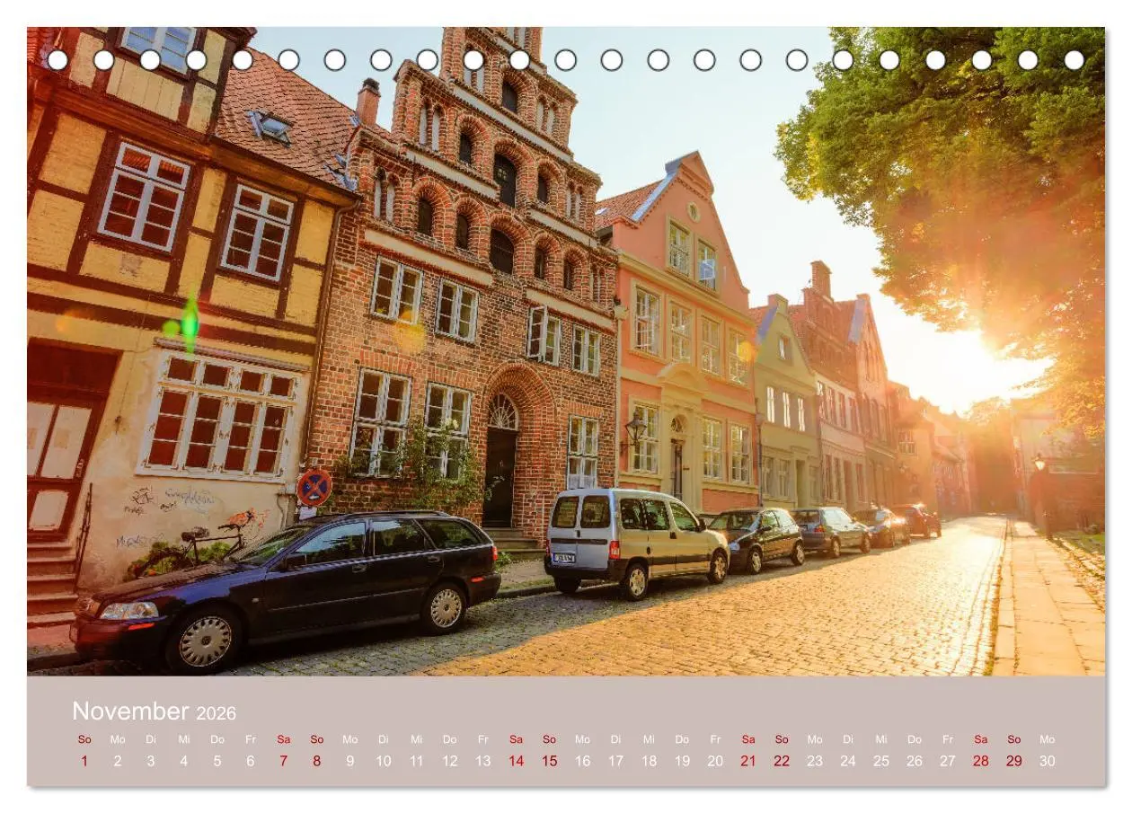 Bild: 9783457750452 | Fantastisches Lüneburg (Tischkalender 2026 DIN A5 quer), CALVENDO...