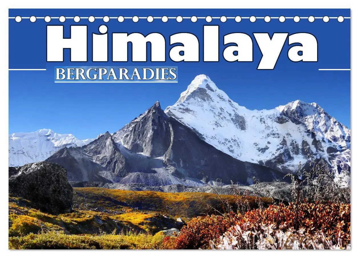 Cover: 9783516600452 | Himalaya - Bergparadies (Tischkalender 2026 DIN A5 quer), CALVENDO...